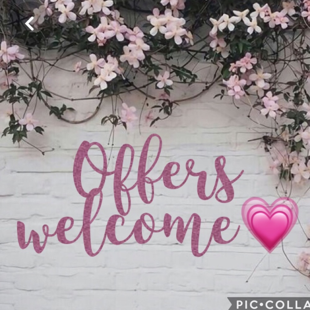 Don’t be shy! I love offers! Feel free to offer!